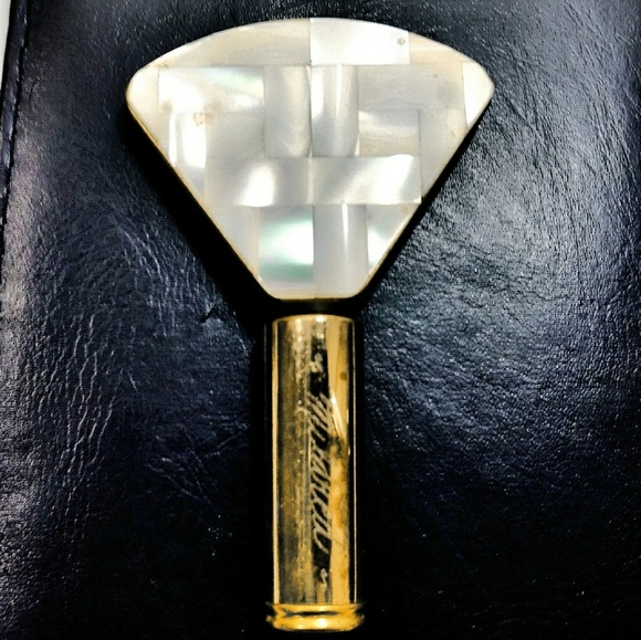 Unique Vintage Mother of Pearl Lipstick Compact - Picture 5 of 5